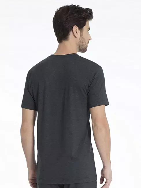 Современная футболкас с эффектом подавления запаха Calida 14765к_785 Темный-серый